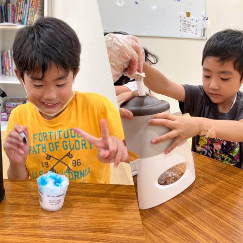 かき氷作り🍨