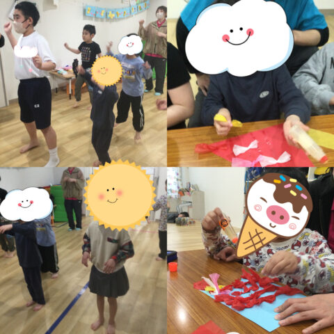 筋トレダンス🎵こいのぼり製作🎏