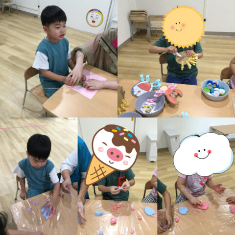 粘土遊び🍡年間製作