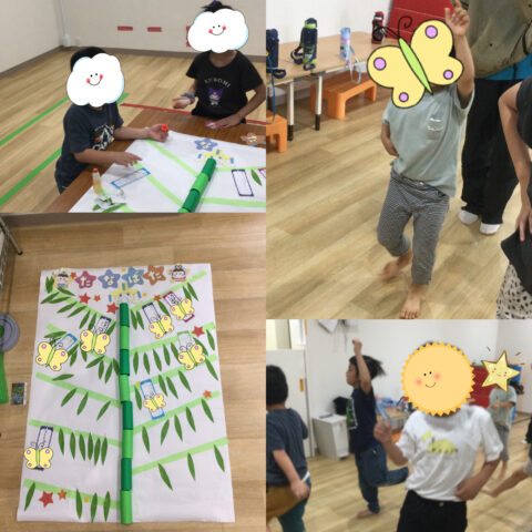 筋トレ💪七夕製作🎋☆
