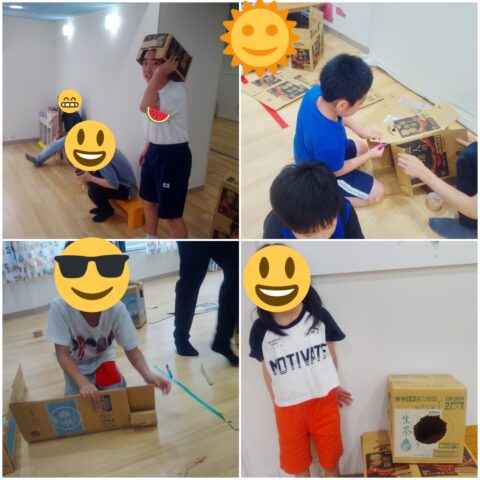 🌟ダンボールで遊ぼう！🌟