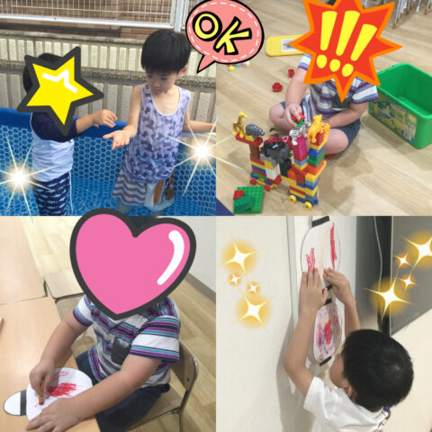 💙プール・塗り絵💙