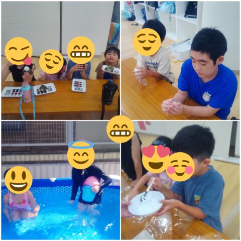 魚釣り製作🎣プール🌊おにぎり作り🍙