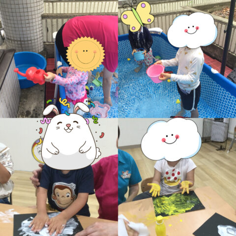 🏊プール・絵具🎆
