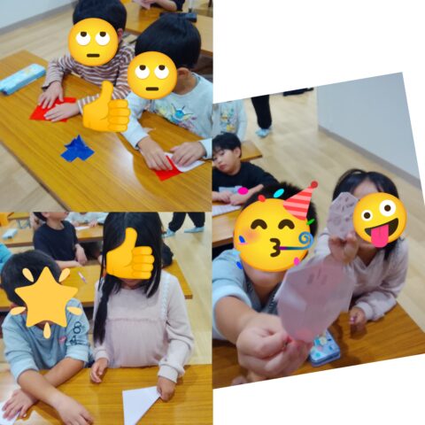 ハロウィン折り紙制作👻🎃