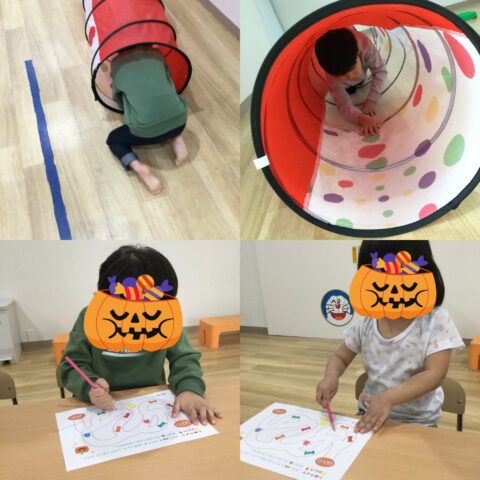 サーキット🐾めいろと塗り絵🎃