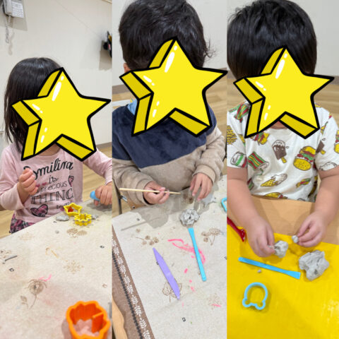 粘土コネコネ✨