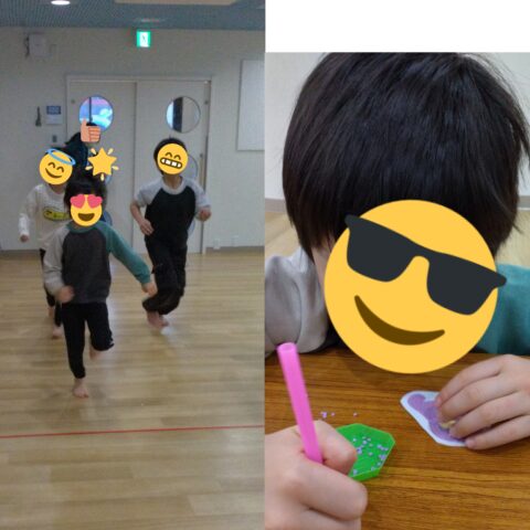 ビーズアート＆シャトルラン🎨✨