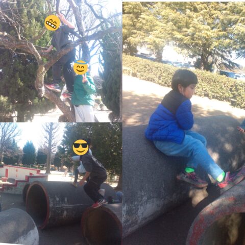 県外の公園に遊びに行ったよ💗