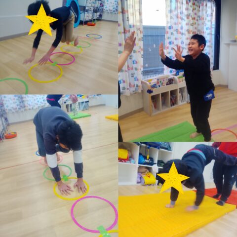 💪✨先生に挑戦！腕の力サーキット✨