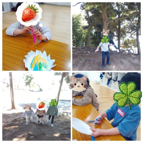 🛝公園🏔️こま制作✂️