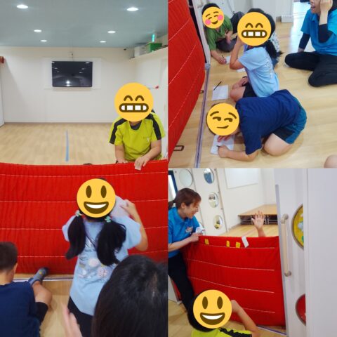 壁の向こうは誰？ドキドキ推理クイズに挑戦
