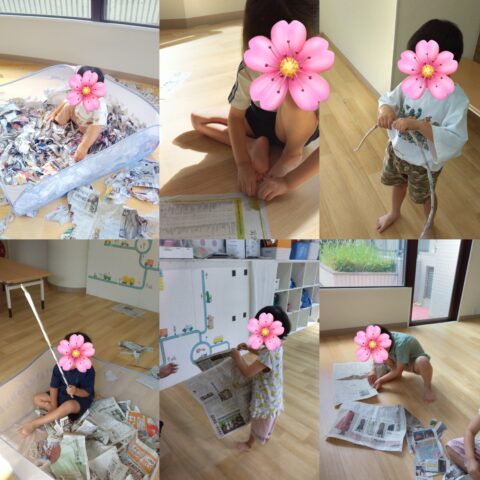 びりびり変身！新聞紙でワクワク・アート