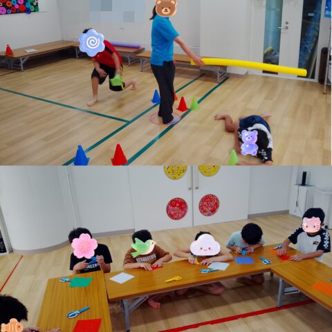 チョキチョキ！＆跳んで！笑顔弾ける夏の制作＆ゲーム