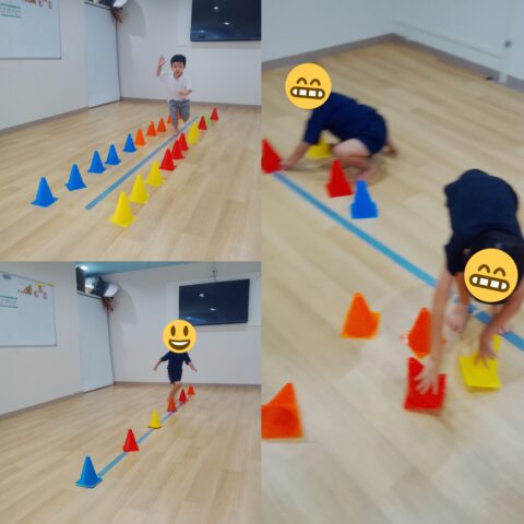 🏃‍♂️コーンをかわしてゴールを目指せ！✨
