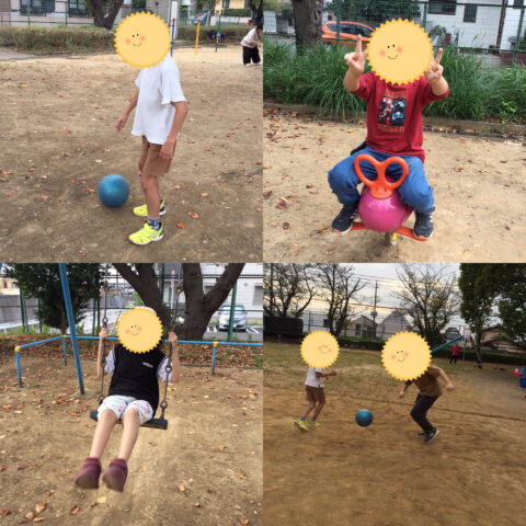 公園に行ったよ♪