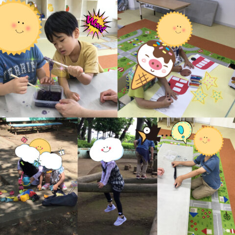 公園遊び🌟スライム作り