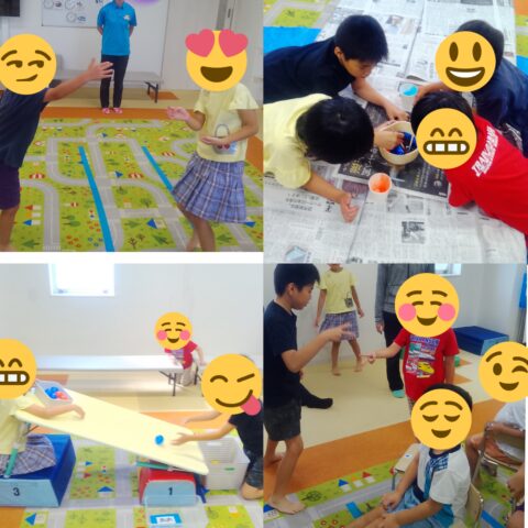 ボールを仕分けよう(^^♪