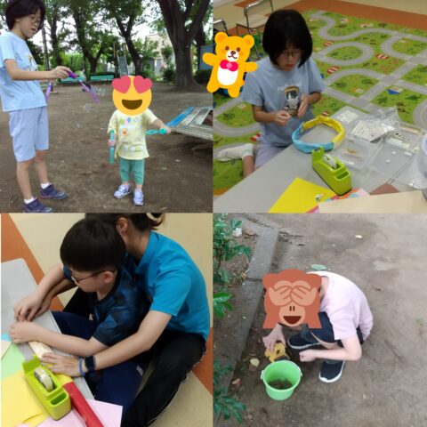 公園遊び🌟輪投げ作り