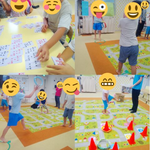 輪投げ(*'▽')7並べ