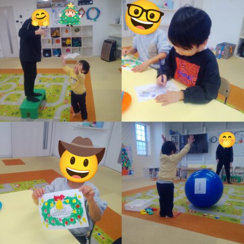 ふわふわボールと数字遊び🍂