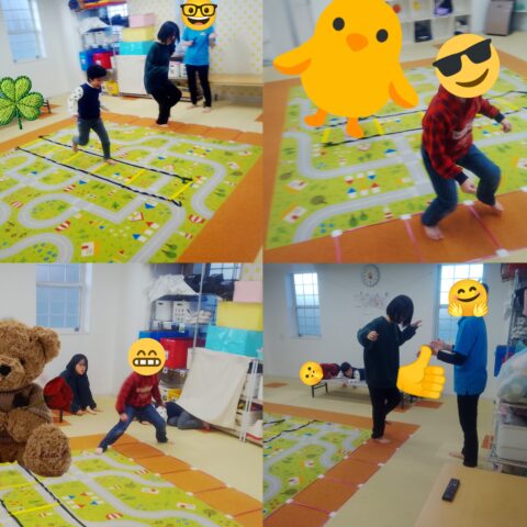 リズムに合わせて🎶