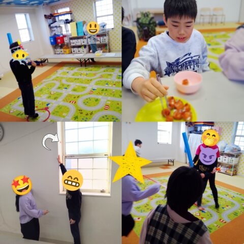 👹みんなで一足早めの節分🫘