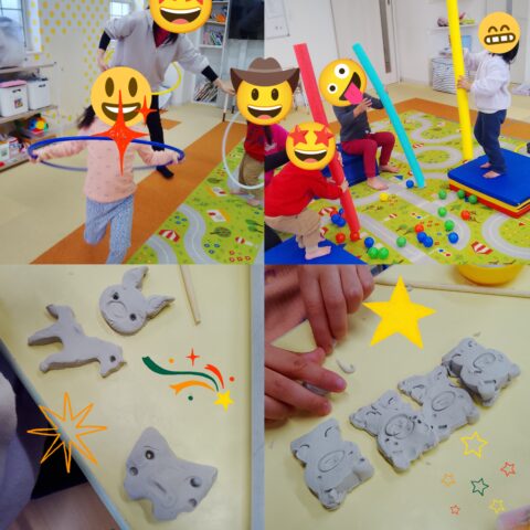 色あそび＆カラーボール釣り✨