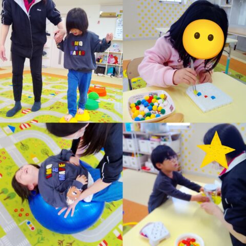 バランス遊び🌟指先遊び