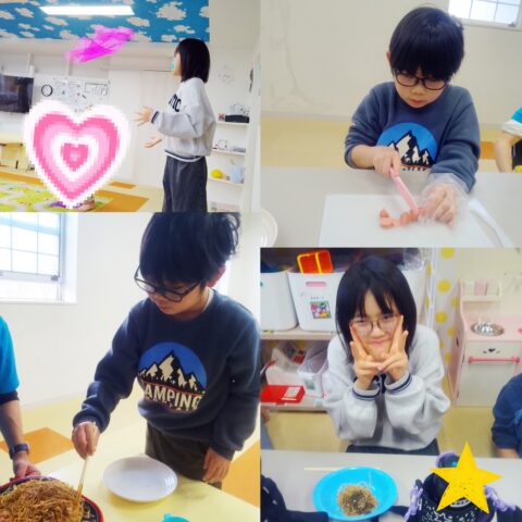 🧑‍🍳みんなで楽しく焼きそば作り👨‍🍳