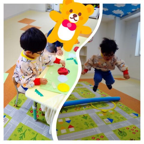 🐞春の制作＆たくさんジャンプ！