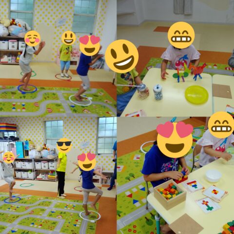 💃盆踊り練習🌟指先の活動✍