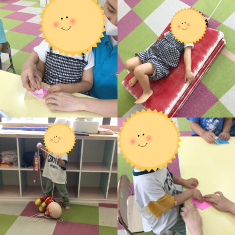 綱引き☆折り紙