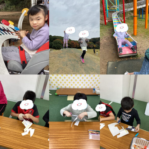 公園＆ペーパークラフト✂