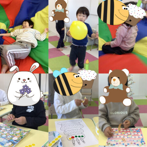 パラバルーン🎈シール貼り