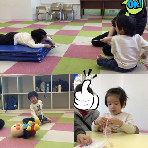 綱引き・指先の活動