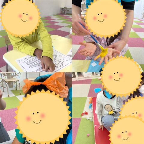 🌼ねじり遊び・ペンギン製作🌼