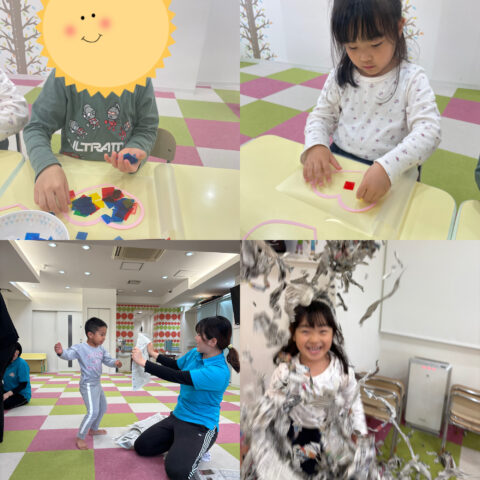 ⭐新聞遊び・母の日製作🌹⭐
