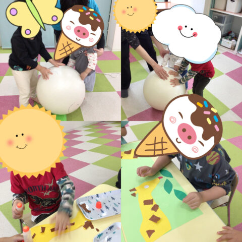 大玉転がし、キリン制作