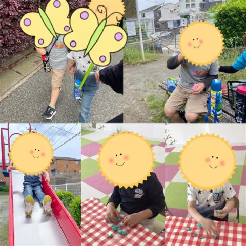 ⭐三角公園・粘土遊び⭐
