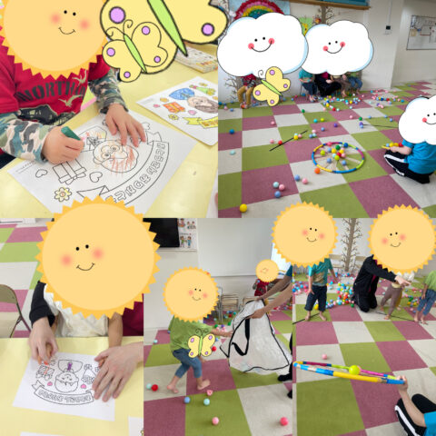 ⭐玉入れ競争⭐