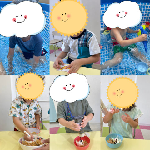🐳プール・パフェ作り🍨