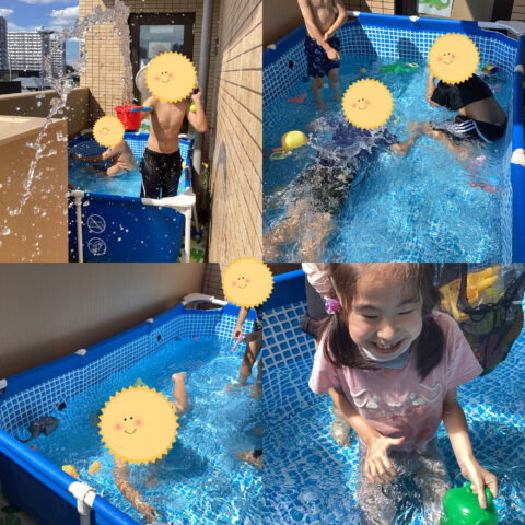 メッセージカード作り＆プールで夏満喫！🌞