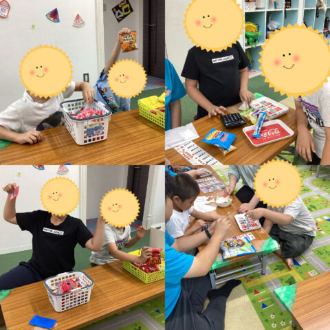 駄菓子屋さんごっこ🍪🍿🍫