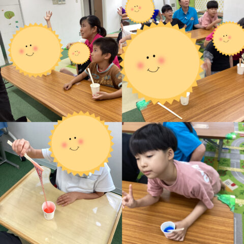 びよ～んと伸びる！スライムづくりに夢中！🧪✨