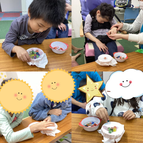 ハラハラドキドキ💓ビー玉チャレンジ🔵✨