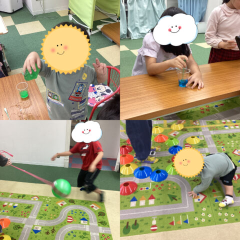🏃‍♂️コーン取りゲーム・スライム作り🎨