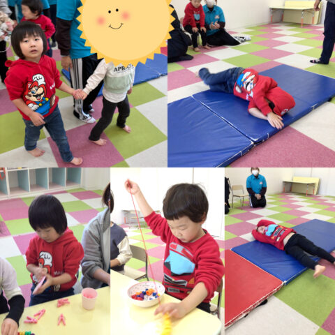 マット運動⭐指先活動