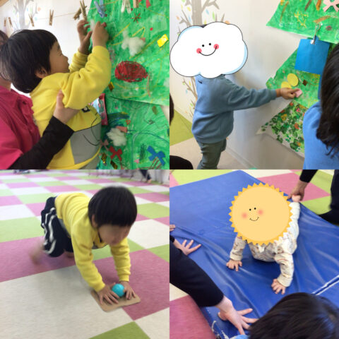 全身を使ってマット運動🏃‍♂️‍➡️❕