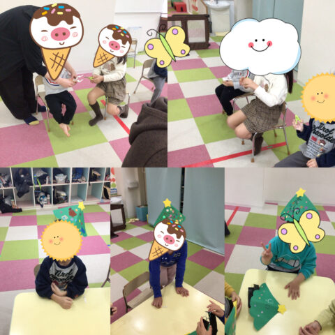 クリスマスツリーの帽子